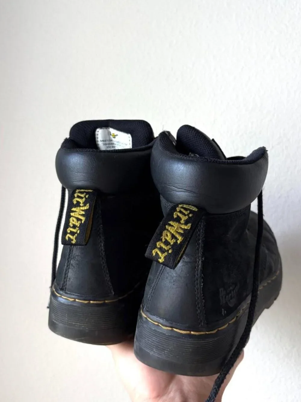 Dr. Marten's Black Leather Boots Men's 7 or Women's 8
